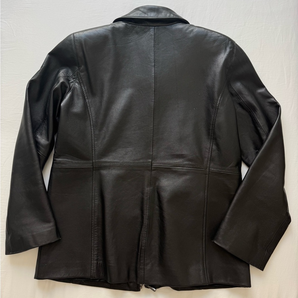 Style & Co. Petite Leather Jacket View 2